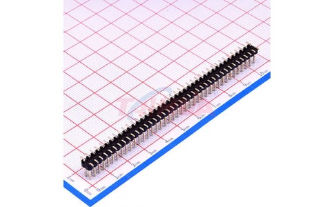 2.54mm雙排立貼2×40P